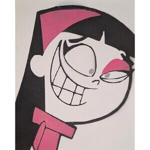 Fairly Odd Parents Spray Paint Art Piece